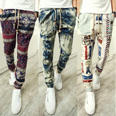 Мъжки цветни панталони в етно стил