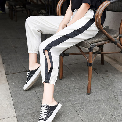 Ежедневни дамски панталони  широк модел в пет цвята