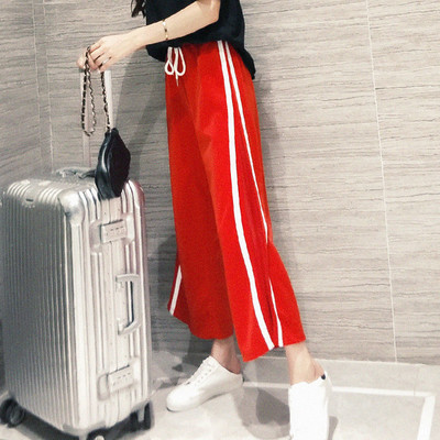 Широк ежедневен дамски панталон в три цвята