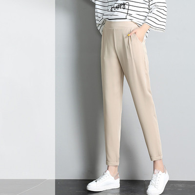 Спортно-елегантен ежедневен дамски панталон в три цвята