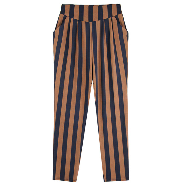 Ежедневен дамски панталон на райе в няколко цвята