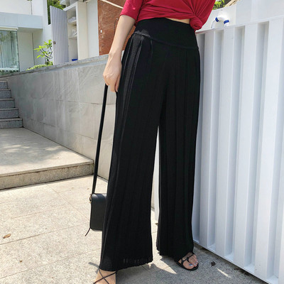 Ежедневен широк дамски панталон в три цвята