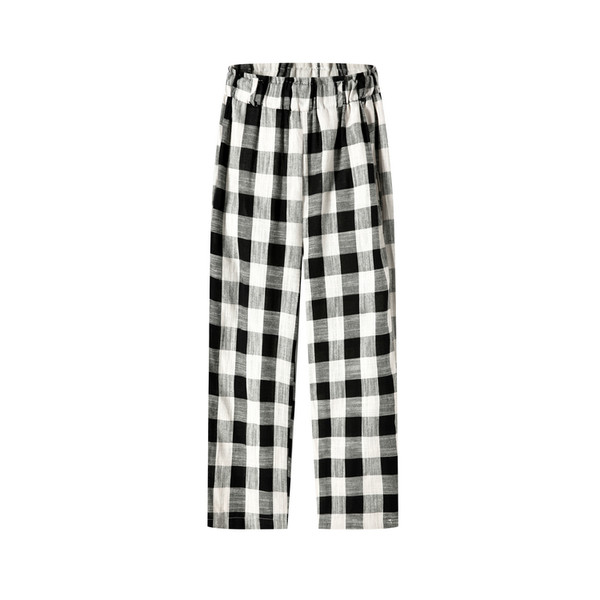 Ежедневен дамски панталон на каре