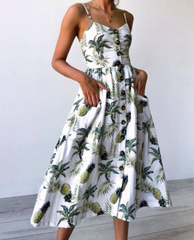 Дълга лятна рокля в няколко модела