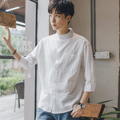 Памучна мъжка риза за лятото в три цвята