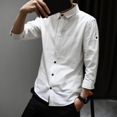 Модерна мъжка риза в пет различни цвята