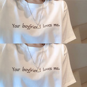 Дамска тениска широк модел в бял цвят