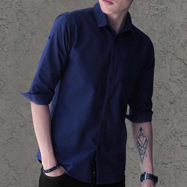 Мъжка риза с 4/3 ръкав в няколко цвята