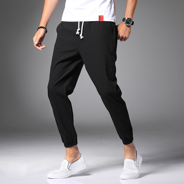 Мъжки спортно-ежедневен летен пантлон 9/10 в няколко цвята - два модела