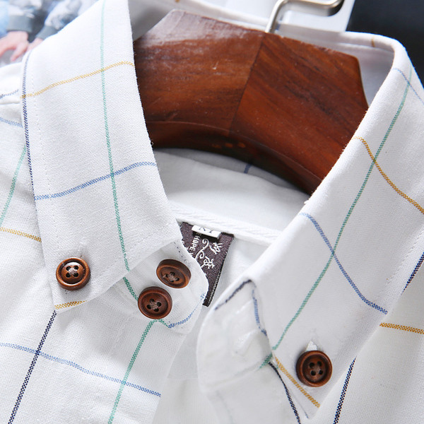 Мъжка памучна риза втален модел в пет цвята