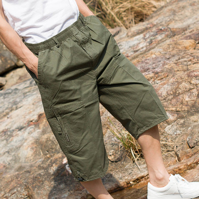 Летни мъжки панталони широк модел в няколко цвята