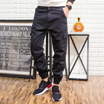 Мъжки ежедневен панталон със странични джобове