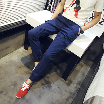 Мъжки ежедневен панталон със странични джобове