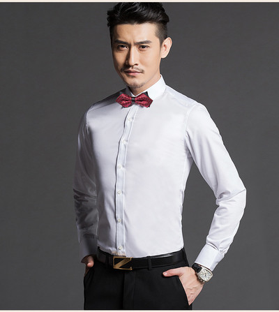 Мъжка елегантна риза с дълъг ръкав в пет цвята