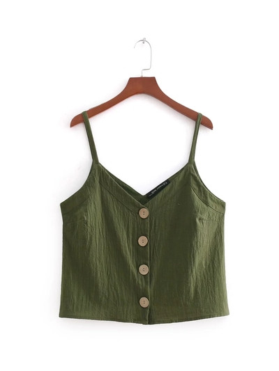 Дамски топ с тънки презрамки в три цвята