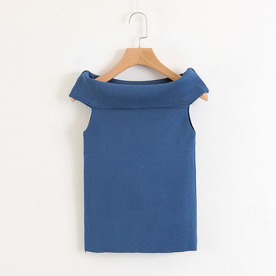 Дамска блуза с паднало рамо в различни цветове