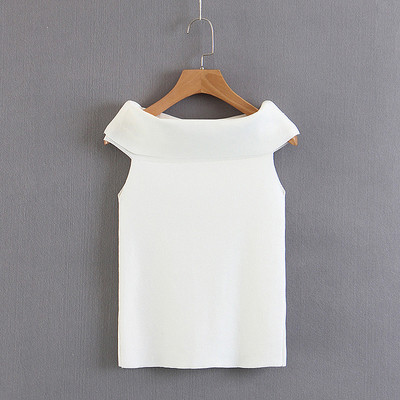 Дамска блуза с паднало рамо в различни цветове