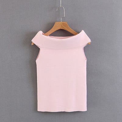 Дамска блуза с паднало рамо в различни цветове