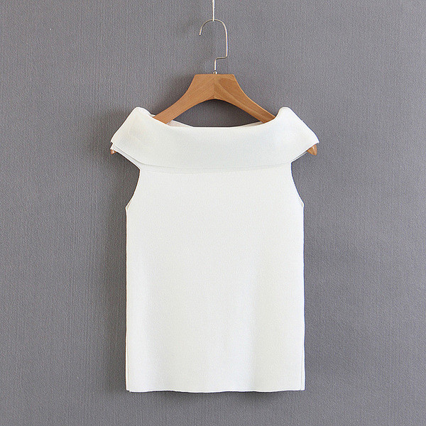 Дамска блуза с паднало рамо в различни цветове