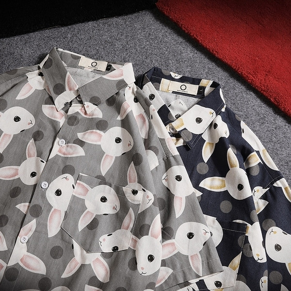 Мъжка лятна риза с апликация в четири цвята