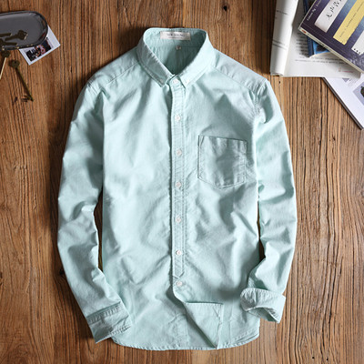 Мъжка риза с дълъг ръкав в няколко цвята