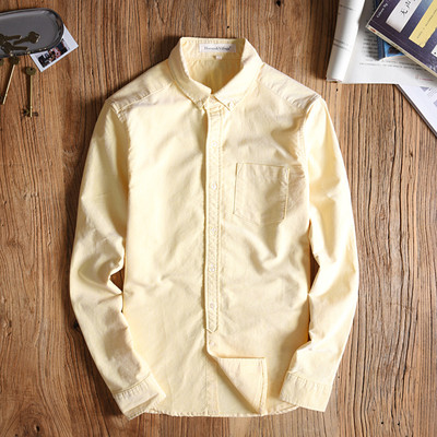 Мъжка риза с дълъг ръкав в няколко цвята