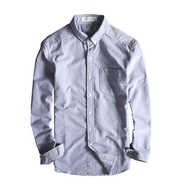 Мъжка риза с дълъг ръкав в няколко цвята