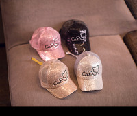 Детска ежедневна мрежеста шапка с надпис