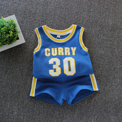 Детски комплект за момчета и момичета в няколко цвята с надпис - два модела