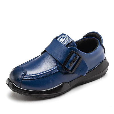 Детски обувки тип мокасини от еко кожа с външен шев