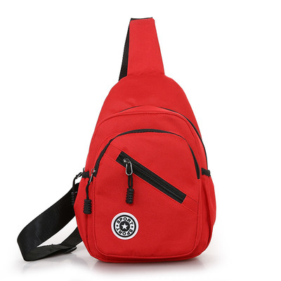 Rucsac curat pentru copii peste umăr, cu element de insignă