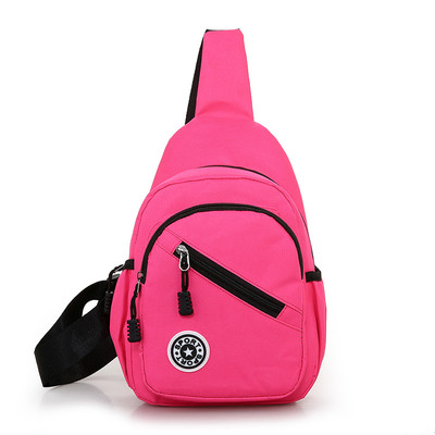 Rucsac curat pentru copii peste umăr, cu element de insignă