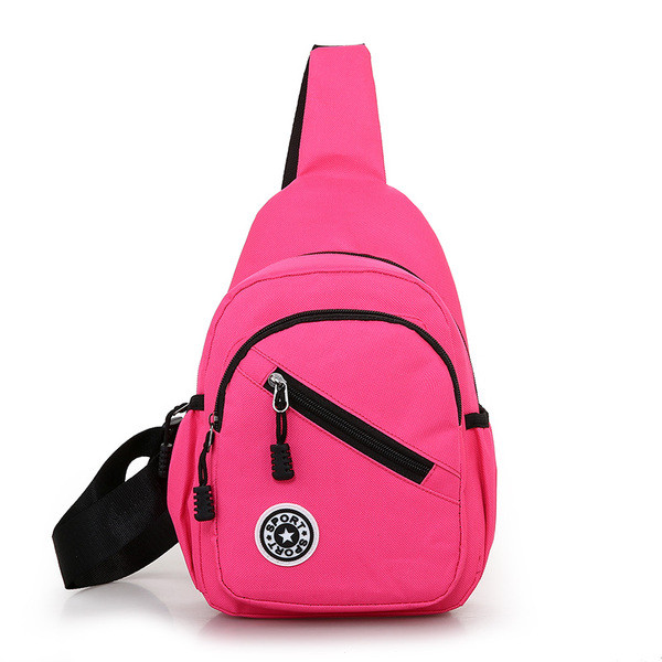 Rucsac curat pentru copii peste umăr, cu element de insignă