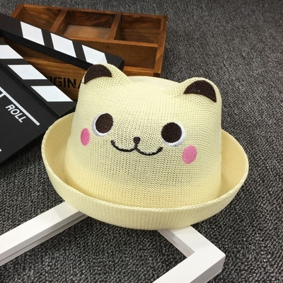 Palarie moderna pentru copii pentru fete si baieti cu decor 3D