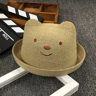 Palarie moderna pentru copii pentru fete si baieti cu decor 3D