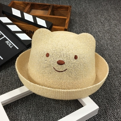 Palarie moderna pentru copii pentru fete si baieti cu decor 3D