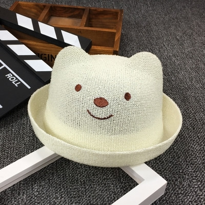 Palarie moderna pentru copii pentru fete si baieti cu decor 3D