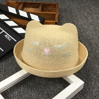 Palarie moderna pentru copii pentru fete si baieti cu decor 3D