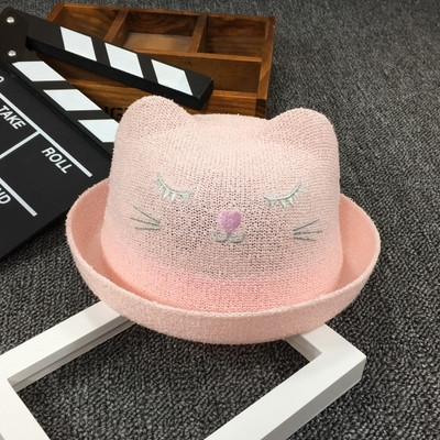 Palarie moderna pentru copii pentru fete si baieti cu decor 3D