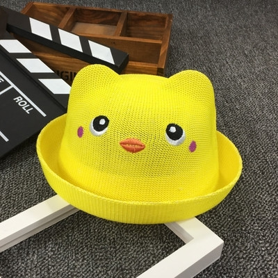 Palarie moderna pentru copii pentru fete si baieti cu decor 3D