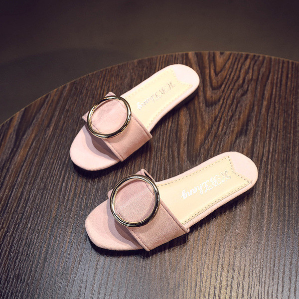 Papuci copii pentru fetita in trei culori cu catarama