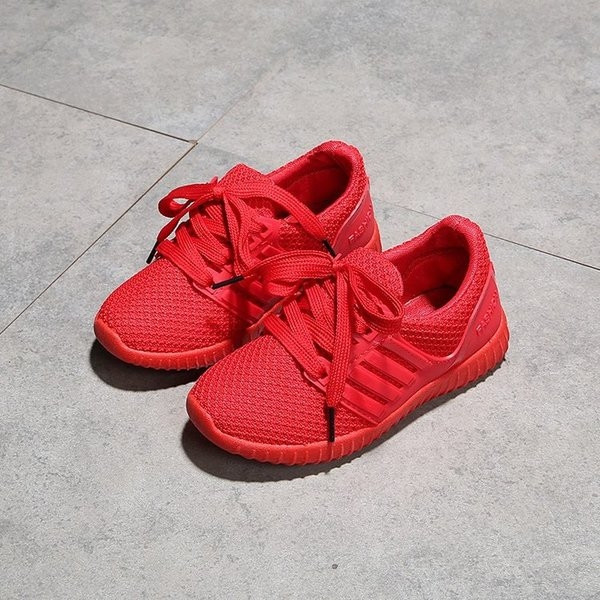 Adidasi copii cu sireturi in doua culori, potriviti pentru baieti si fete