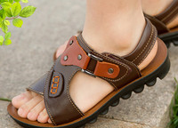 Sandale pentru copii din piele ecologica si elemente metalice