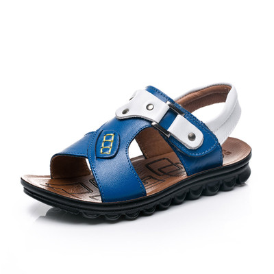 Sandale pentru copii din piele ecologica si elemente metalice