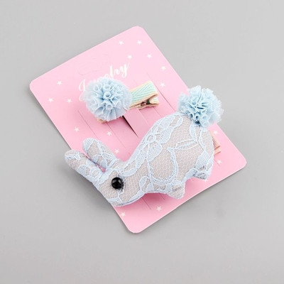 Set de doua agrafe de par pentru fetite in culori diferite