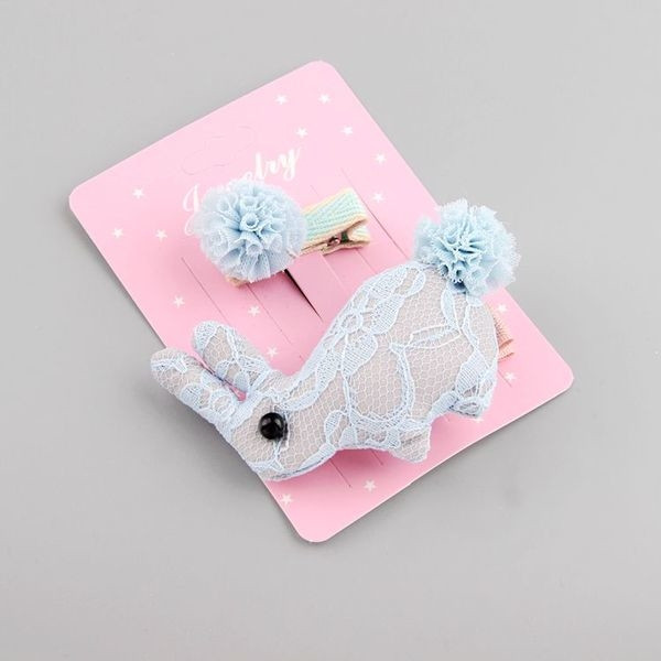 Set de doua agrafe de par pentru fetite in culori diferite