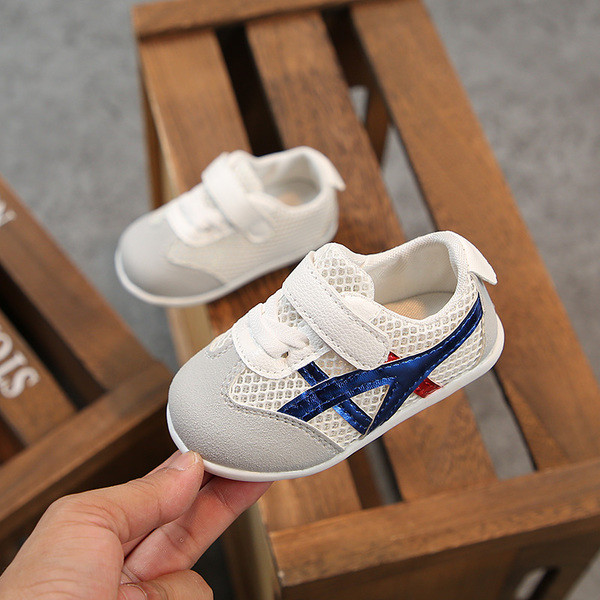 Adidași casual pentru copii cu autocolant în patru culori pentru fete și băieți