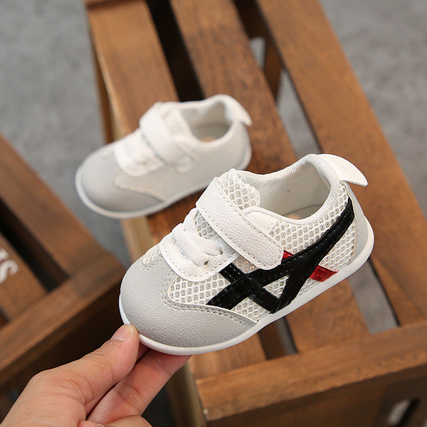 Adidași casual pentru copii cu autocolant în patru culori pentru fete și băieți