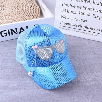 Pălărie modernă pentru fete pentru copii cu paiete