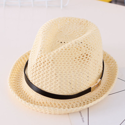 Palarie de plasa pentru copii pentru baieti si fete cu elemente de curea si matura